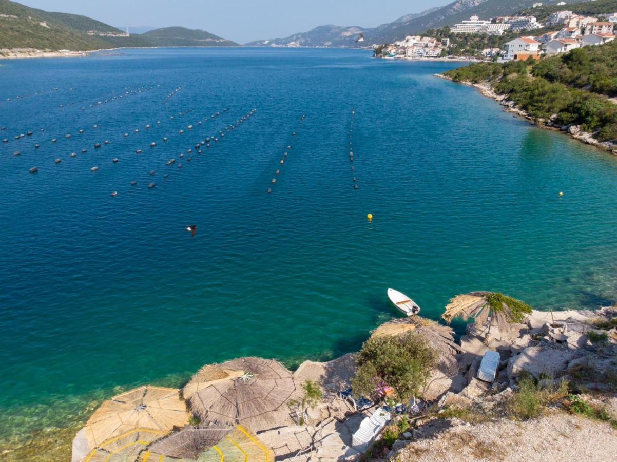 Beautiful Fully Renovated Apartment By The Sea, Large Balcony With Enchanting Views Neum Eksteriør billede
